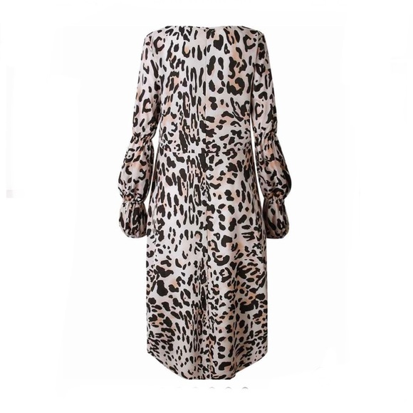 Animal Print High Low Blouse - Picture 4 of 4